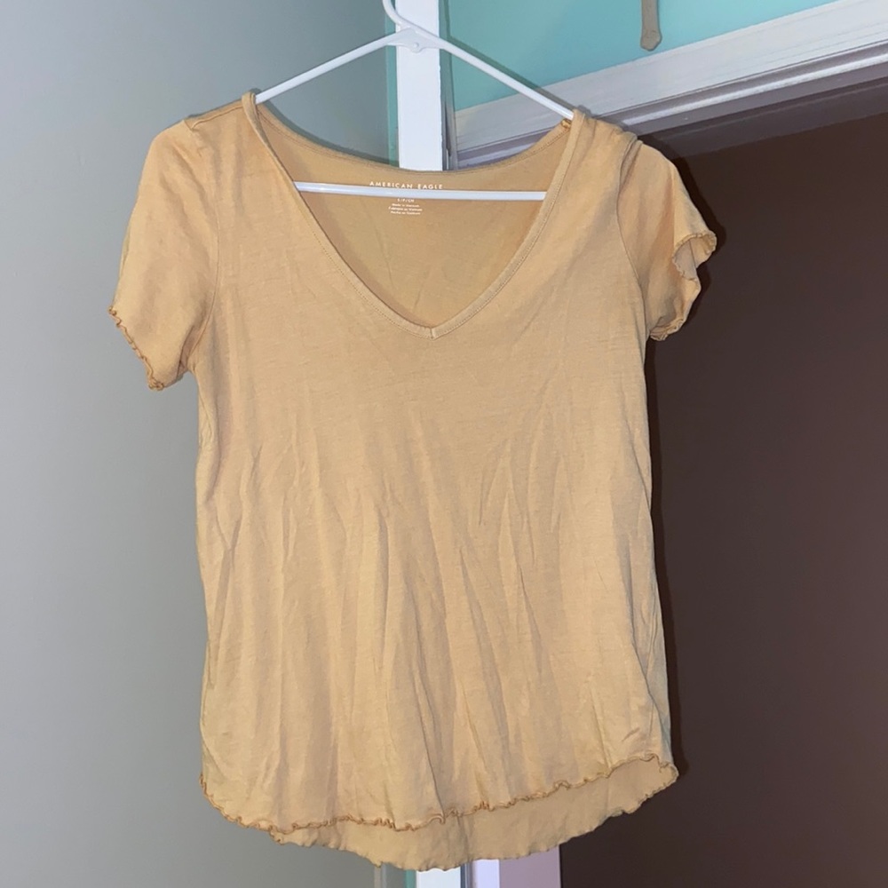 Yellow American Eagle top